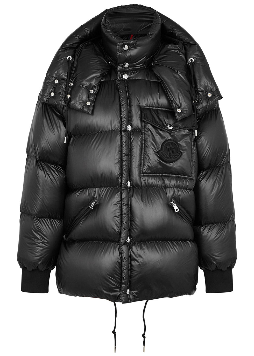 Moncler Lamentin black quilted shell 