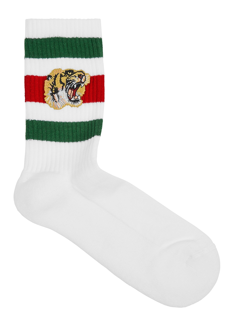 Gucci Tiger-appliquéd cotton-blend socks - Harvey Nichols