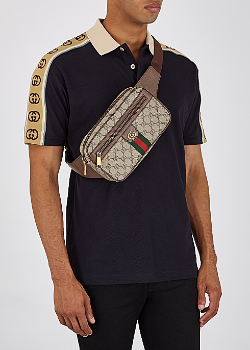 Gucci Ophidia GG monogrammed belt bag - Harvey Nichols