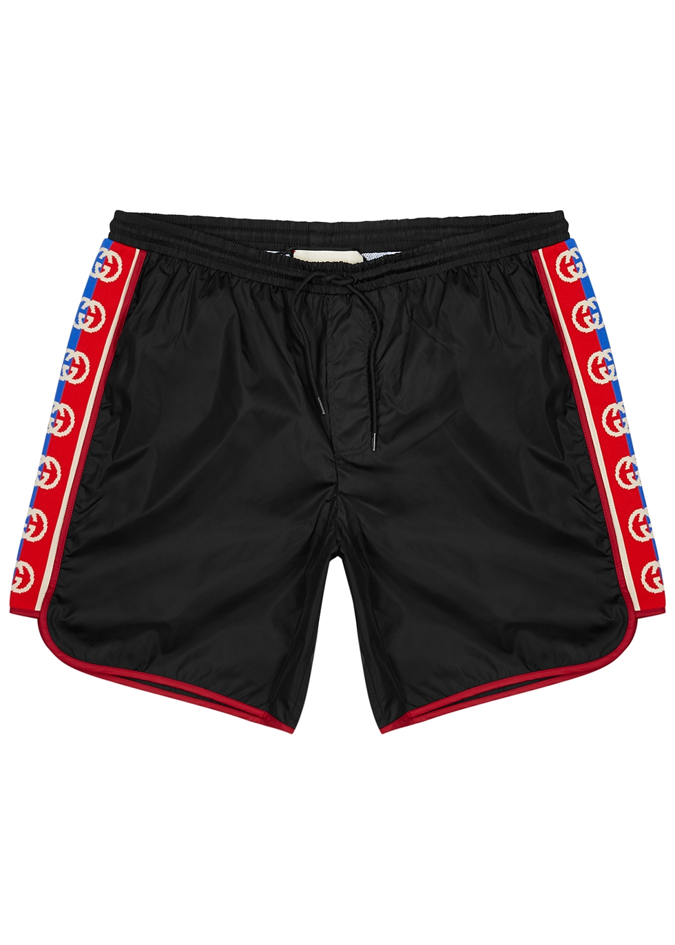 Gucci GG black shell swim shorts 