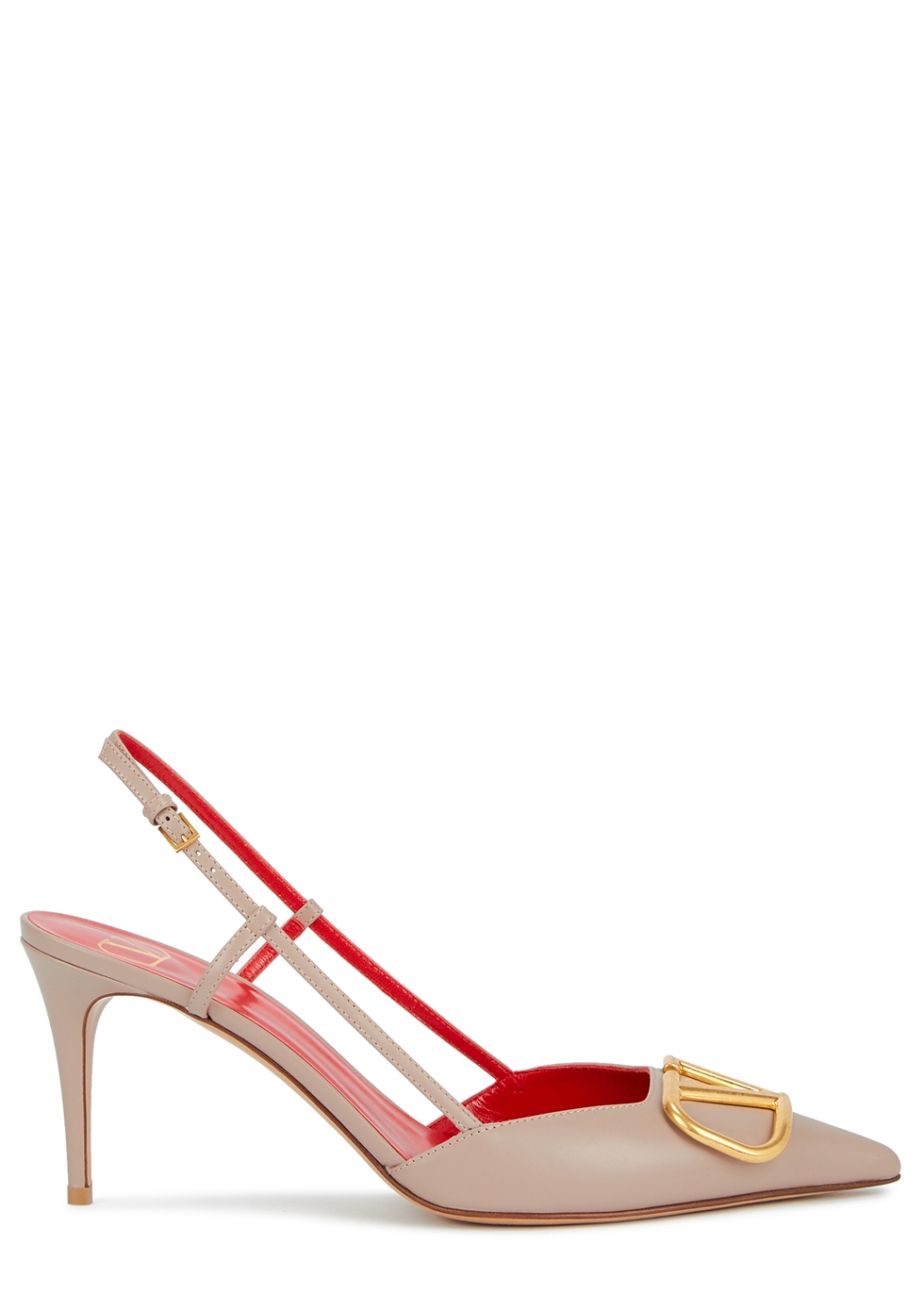 rose gold designer heels