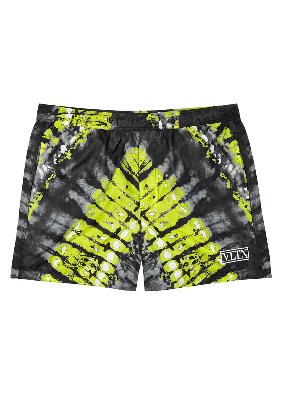 VLTN tie-dyed shell swim shorts