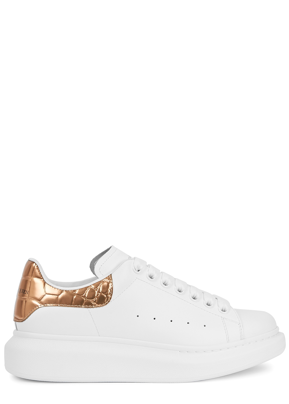 Alexander McQueen Larry white leather 