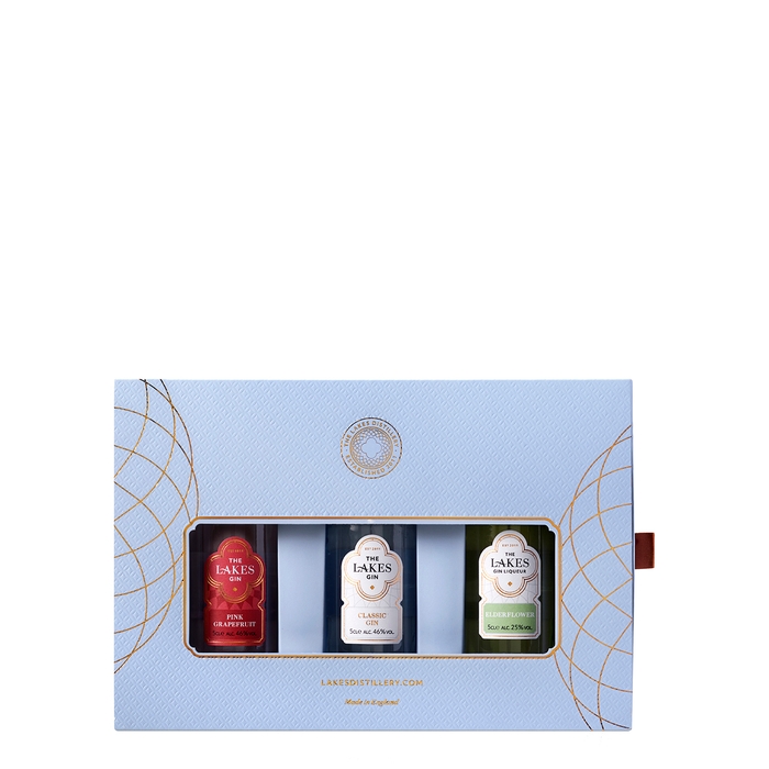 The Lakes Distillery The Lakes Gin Miniatures Gift Pack 3 X 50ml