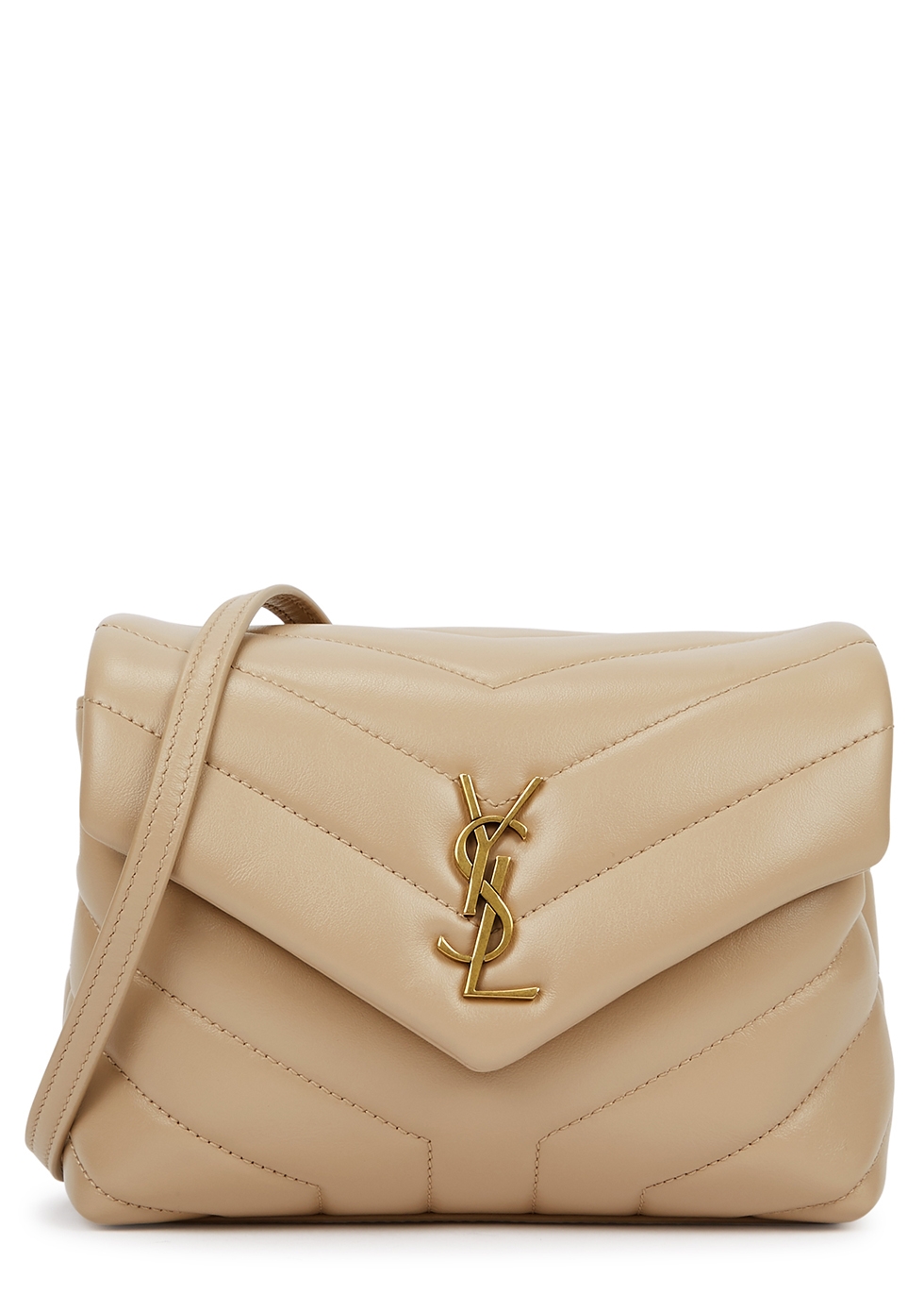 Loulou Toy sand leather cross-body bag