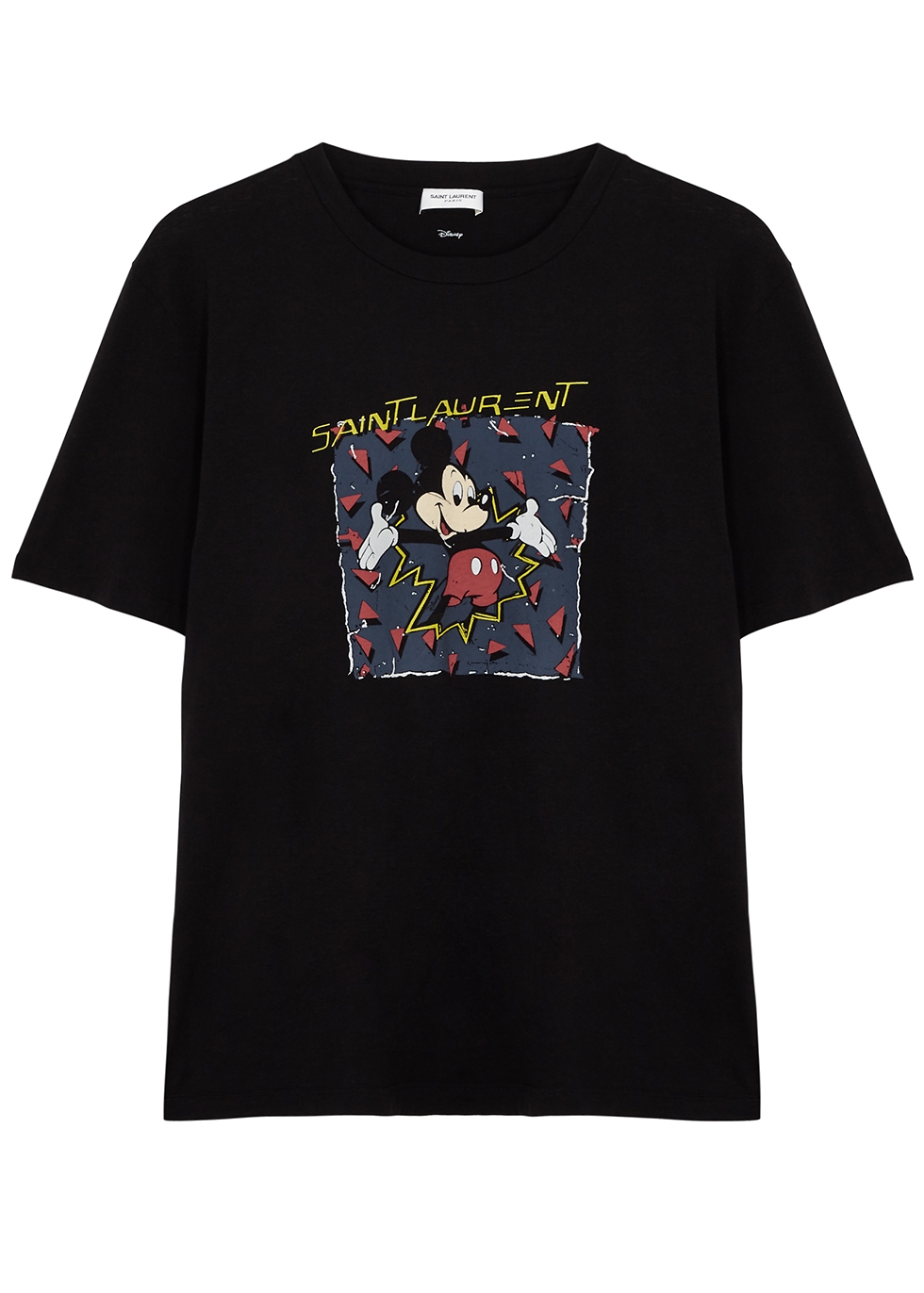 Mickey Mouse print cotton T-shirt