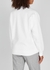 White logo-embroidered organic cotton sweatshirt - Kenzo