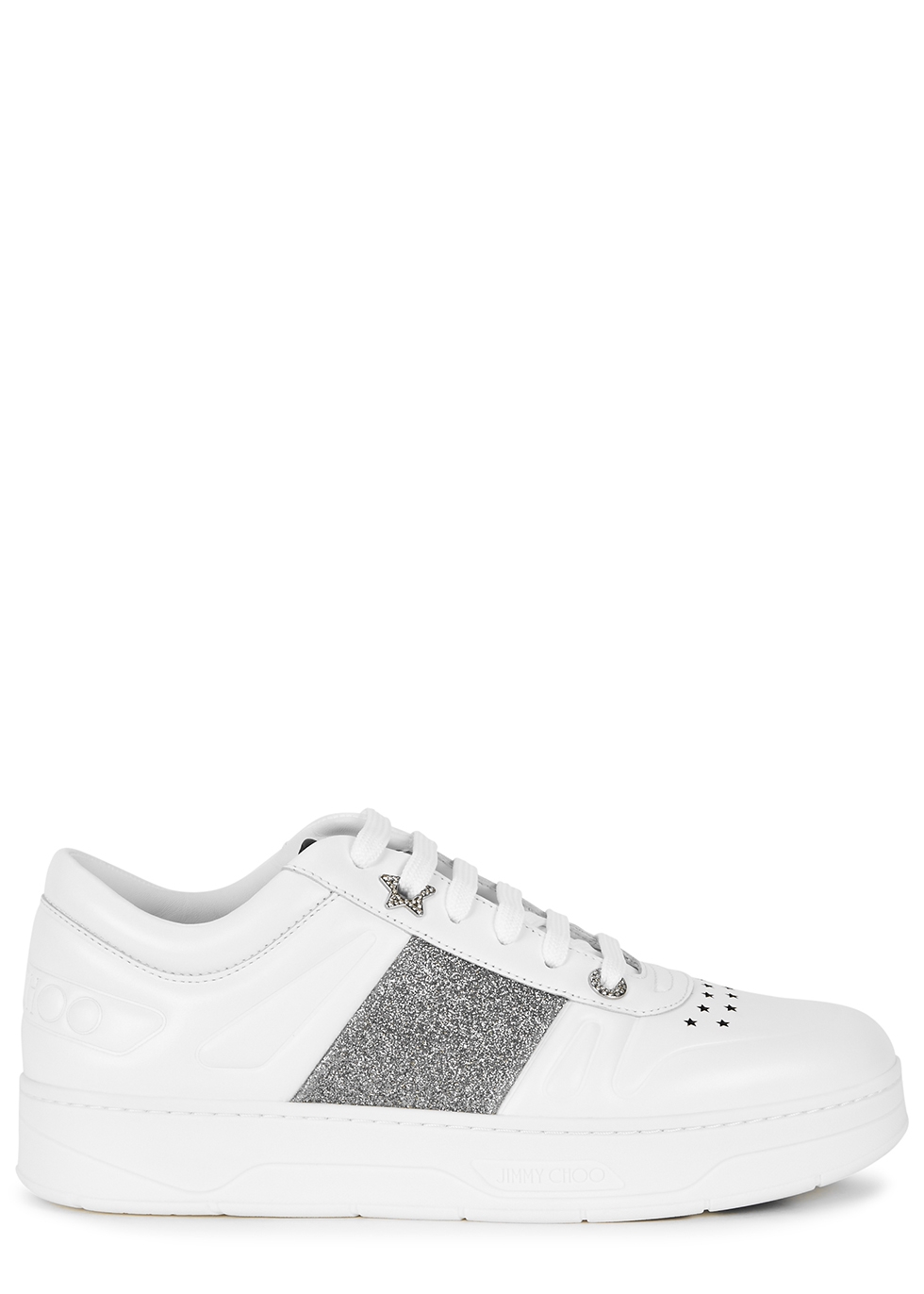 jimmy choo white sneakers