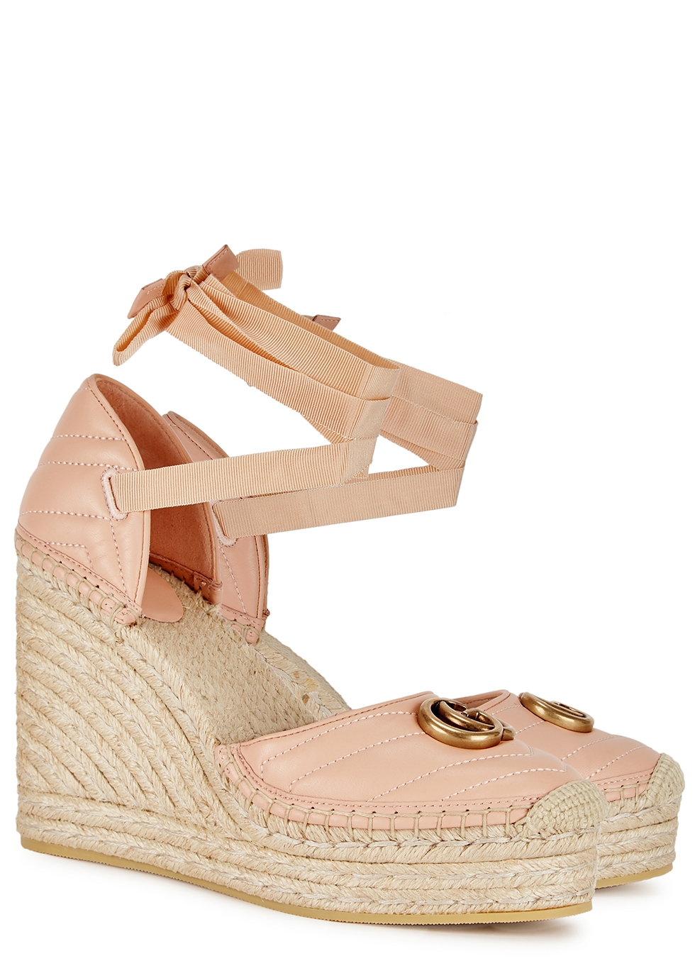 sandal wedges gucci