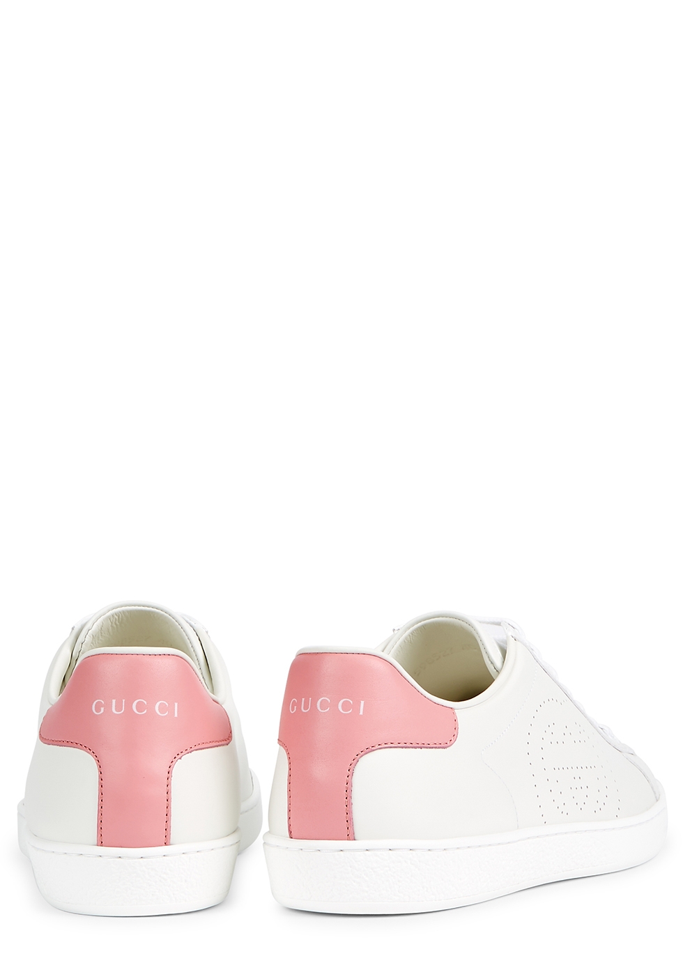 gucci white leather sneakers