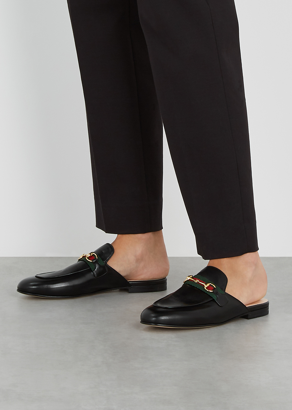 mens gucci backless loafers