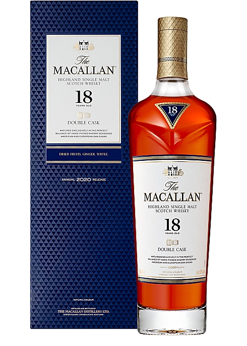 Macallan 18 Year Old Double Cask Single Malt Scotch Whisky 2020 Harvey Nichols