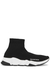 Speed black stretch-knit sneakers - Balenciaga