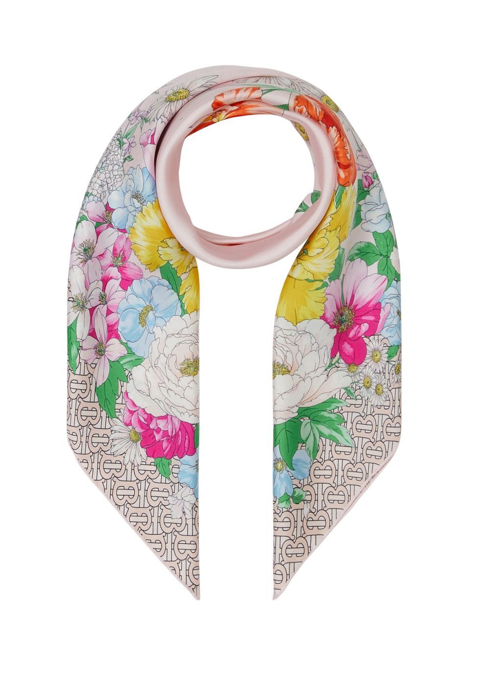 burberry floral scarf