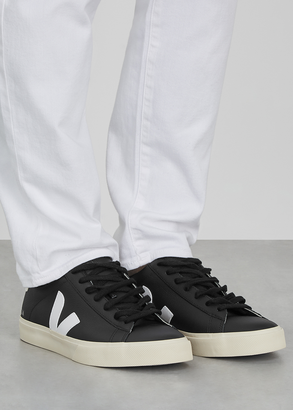 Veja Campo black leather sneakers 