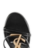 Cassandra 100 black leather sandals - Saint Laurent
