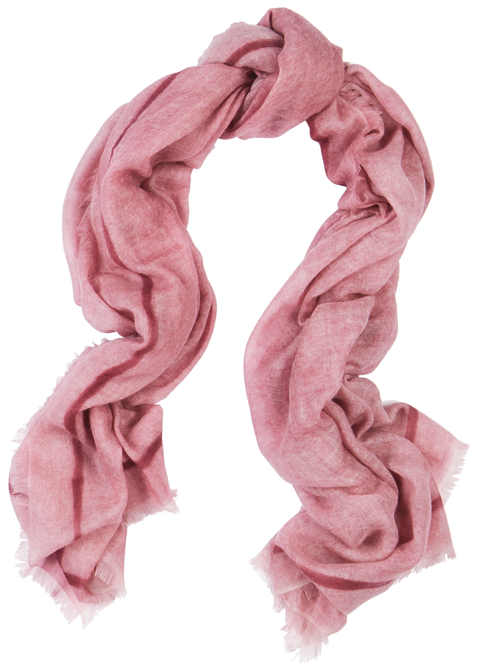 Spray Righino mauve cashmere scarf