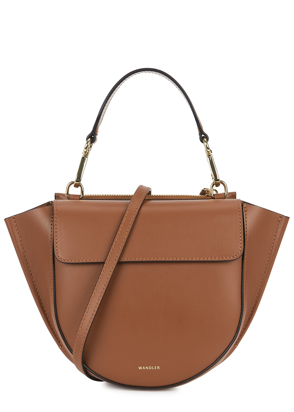 Hortensia mini leather top handle bag