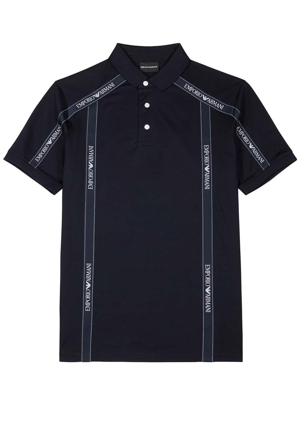 armani navy polo shirt