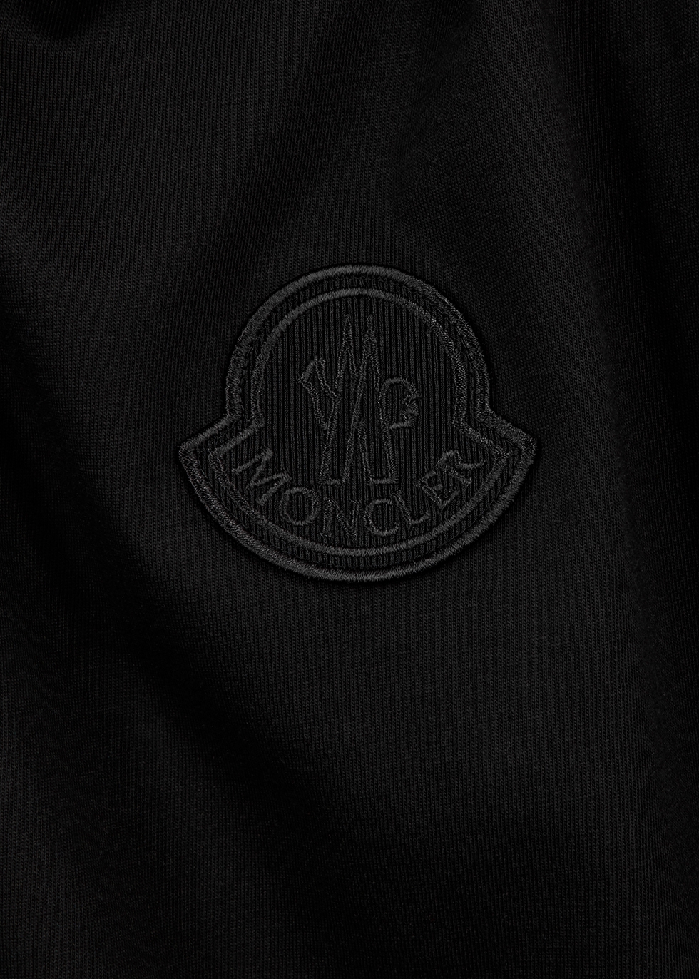 Moncler Black logo cotton T-shirt 
