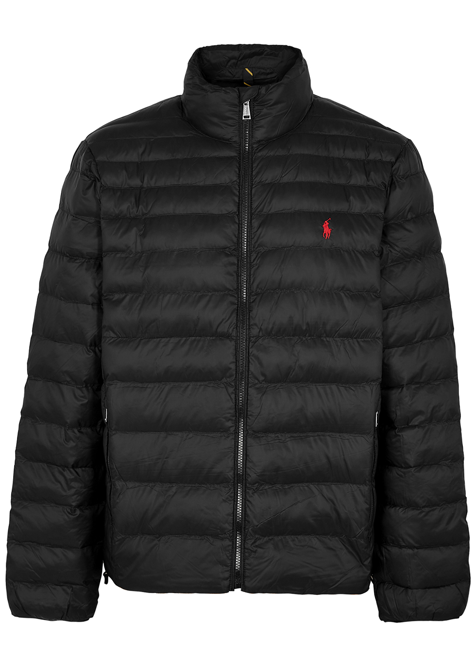 ralph lauren black padded jacket