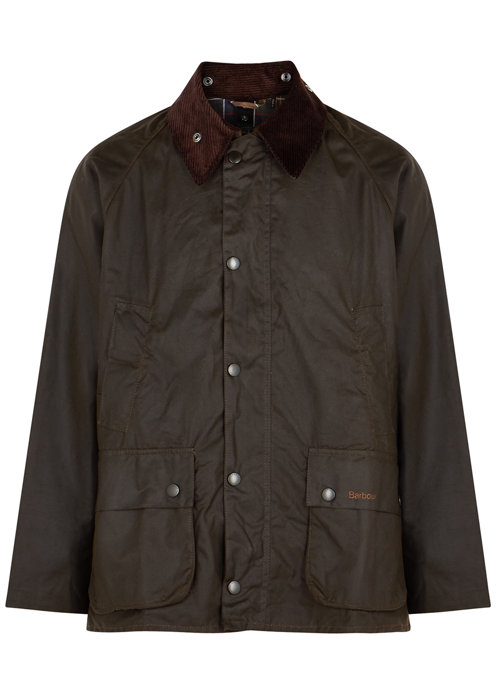 Barbour Bedale dark olive waxed cotton 