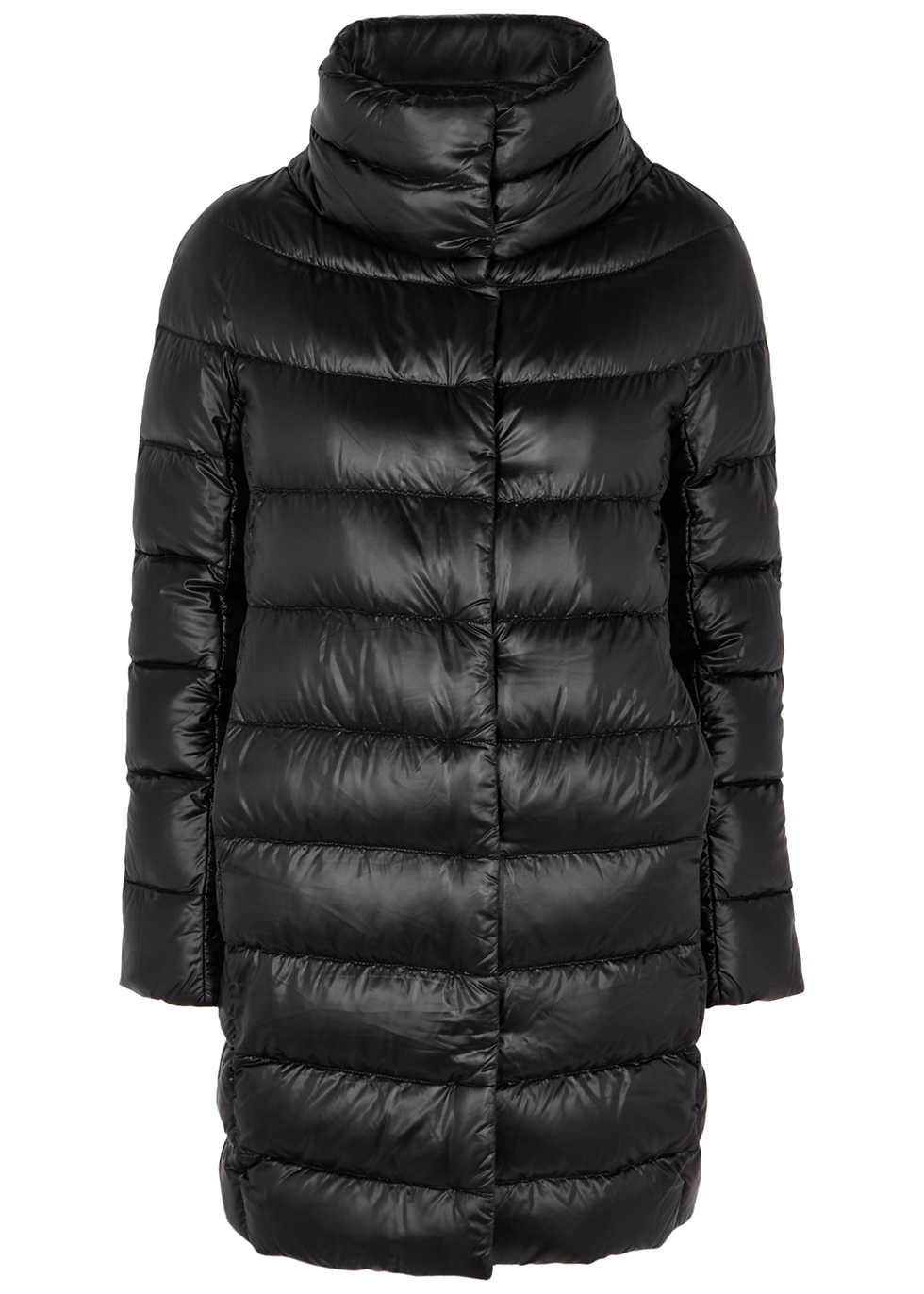 Herno Icon black quilted shell coat - Harvey Nichols
