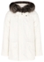 Army white fur-trimmed cotton-blend parka - Yves Salomon