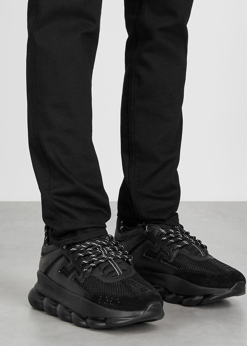 chain reaction shoes black