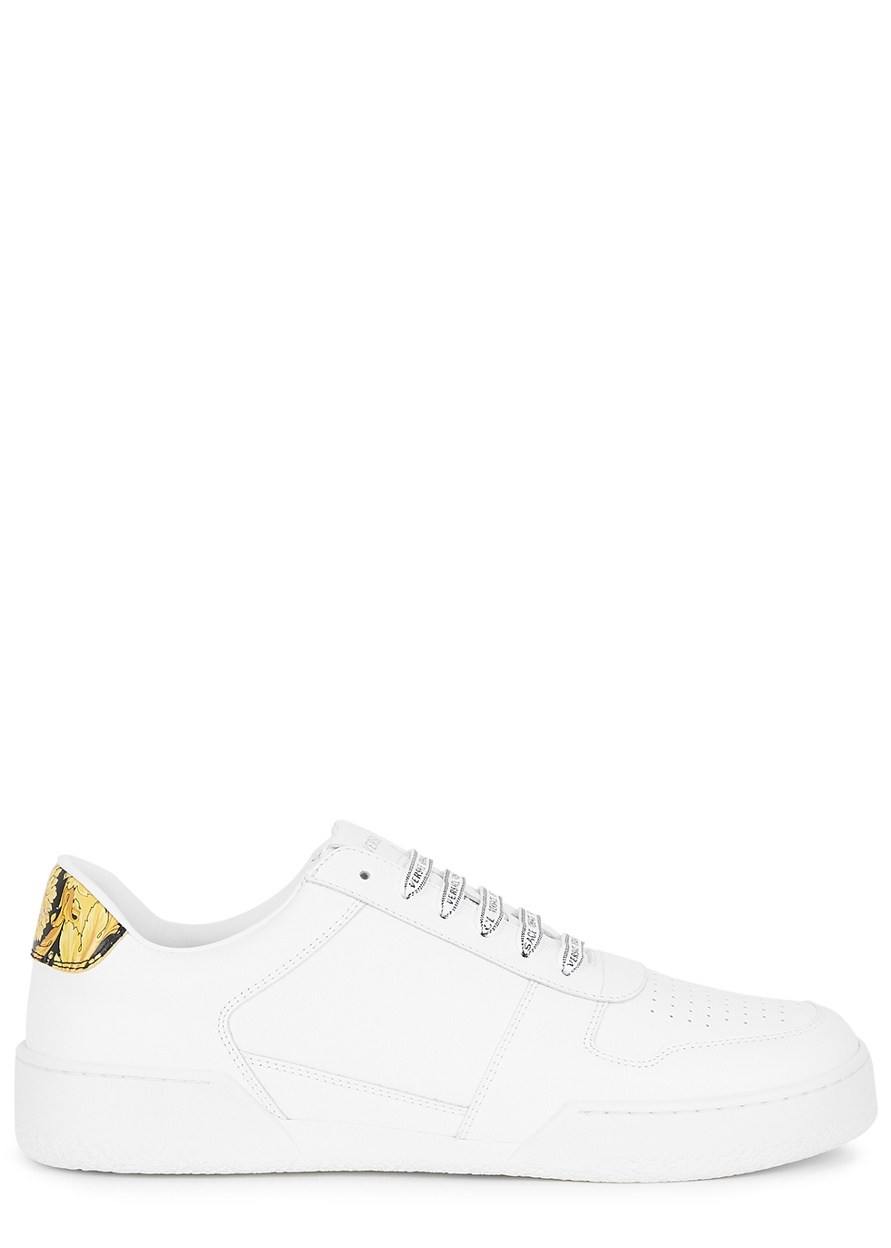 all white versace sneakers