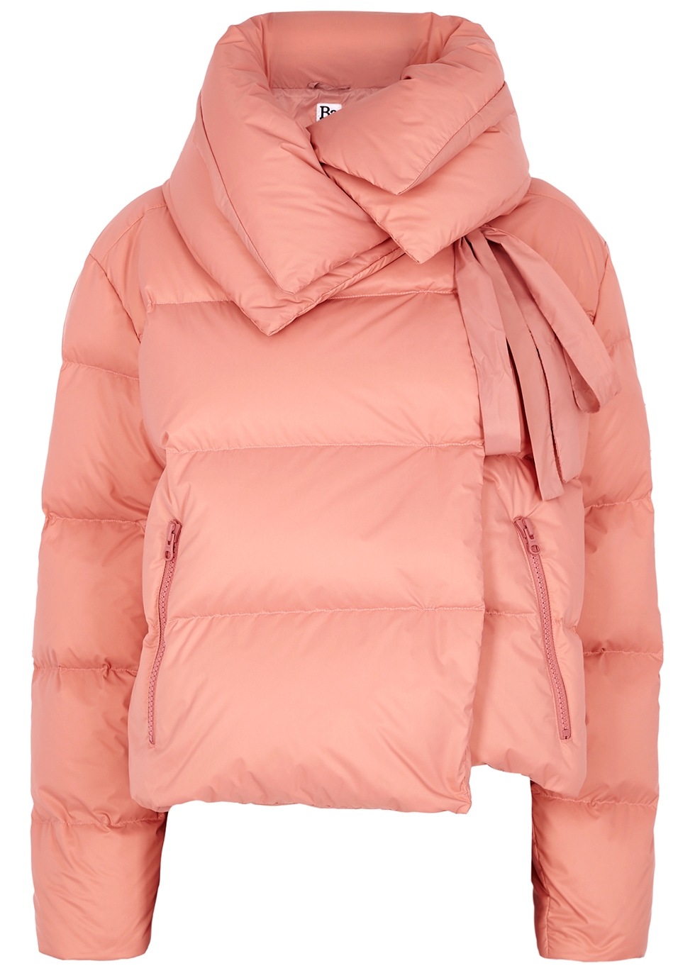 Puffa Ruff Superwalt pink quilted shell jacket