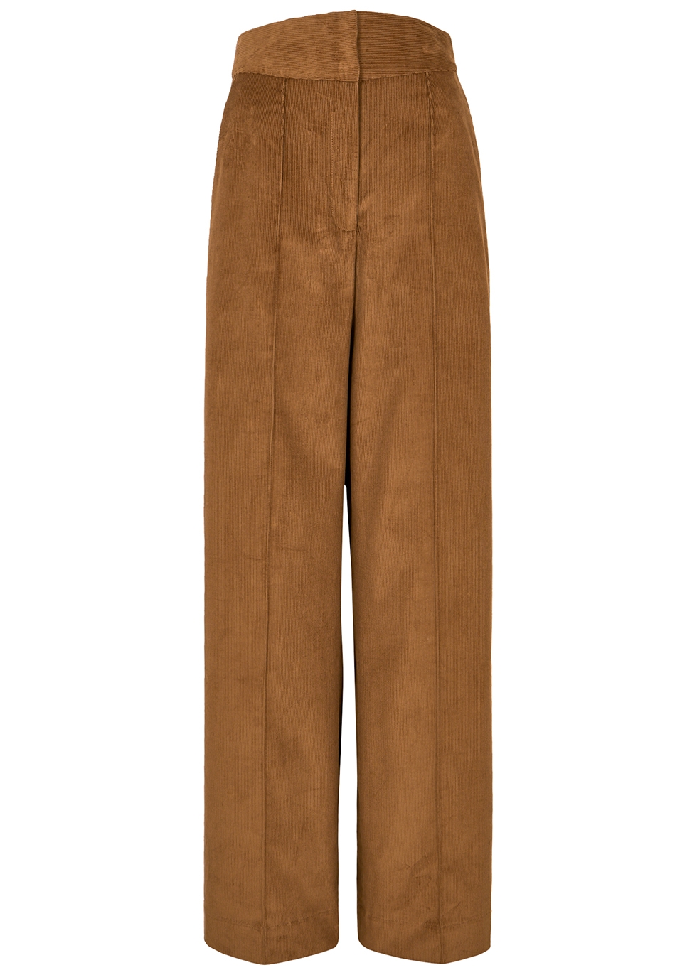 Jude brown wide-leg corduroy trousers