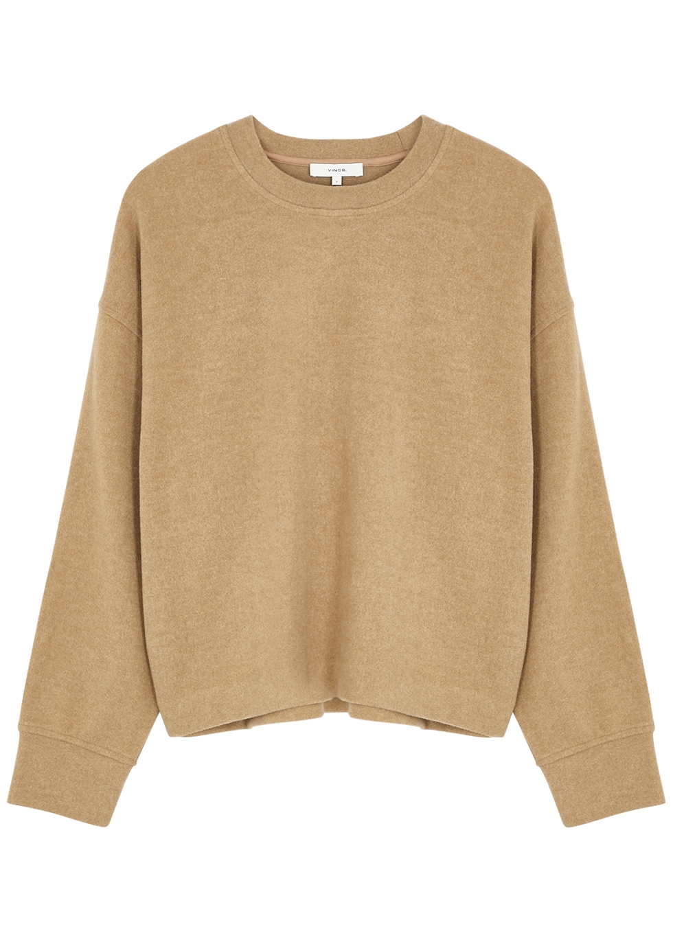Camel fleece sweatshirt