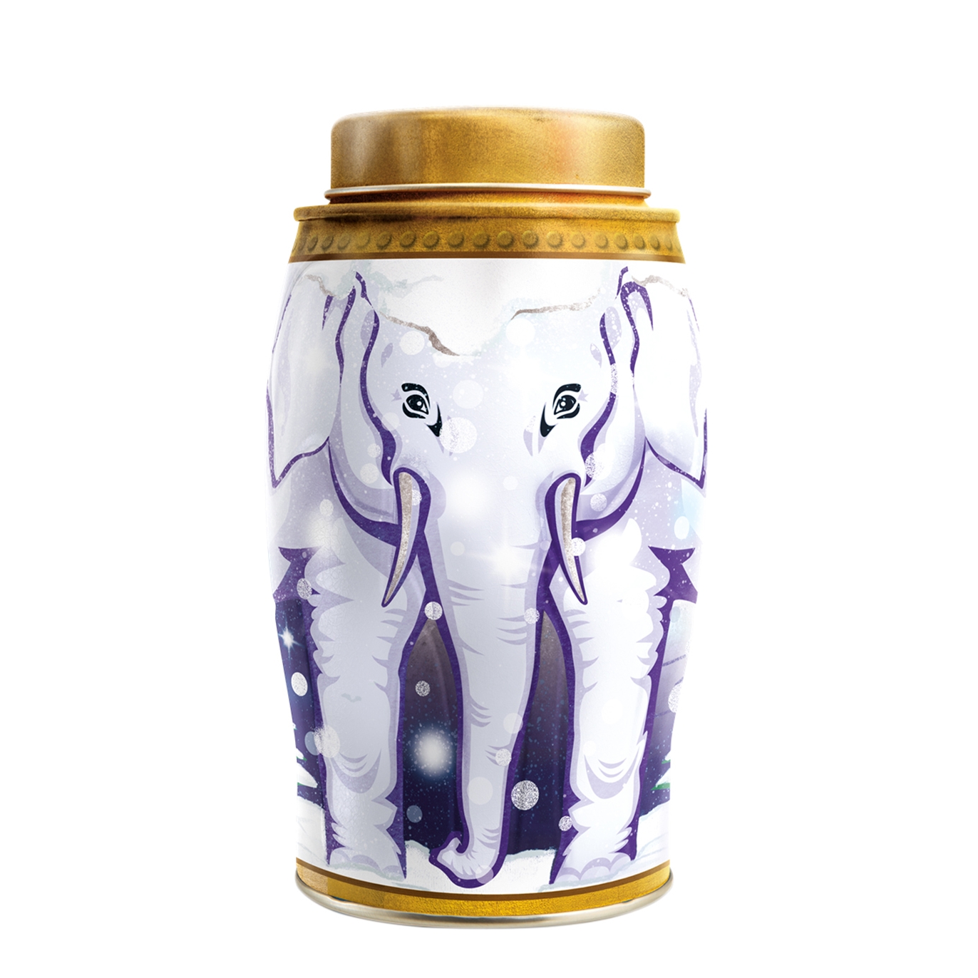 Williamson Tea Snow Globe Elephant, Earl Grey, 40 Bags