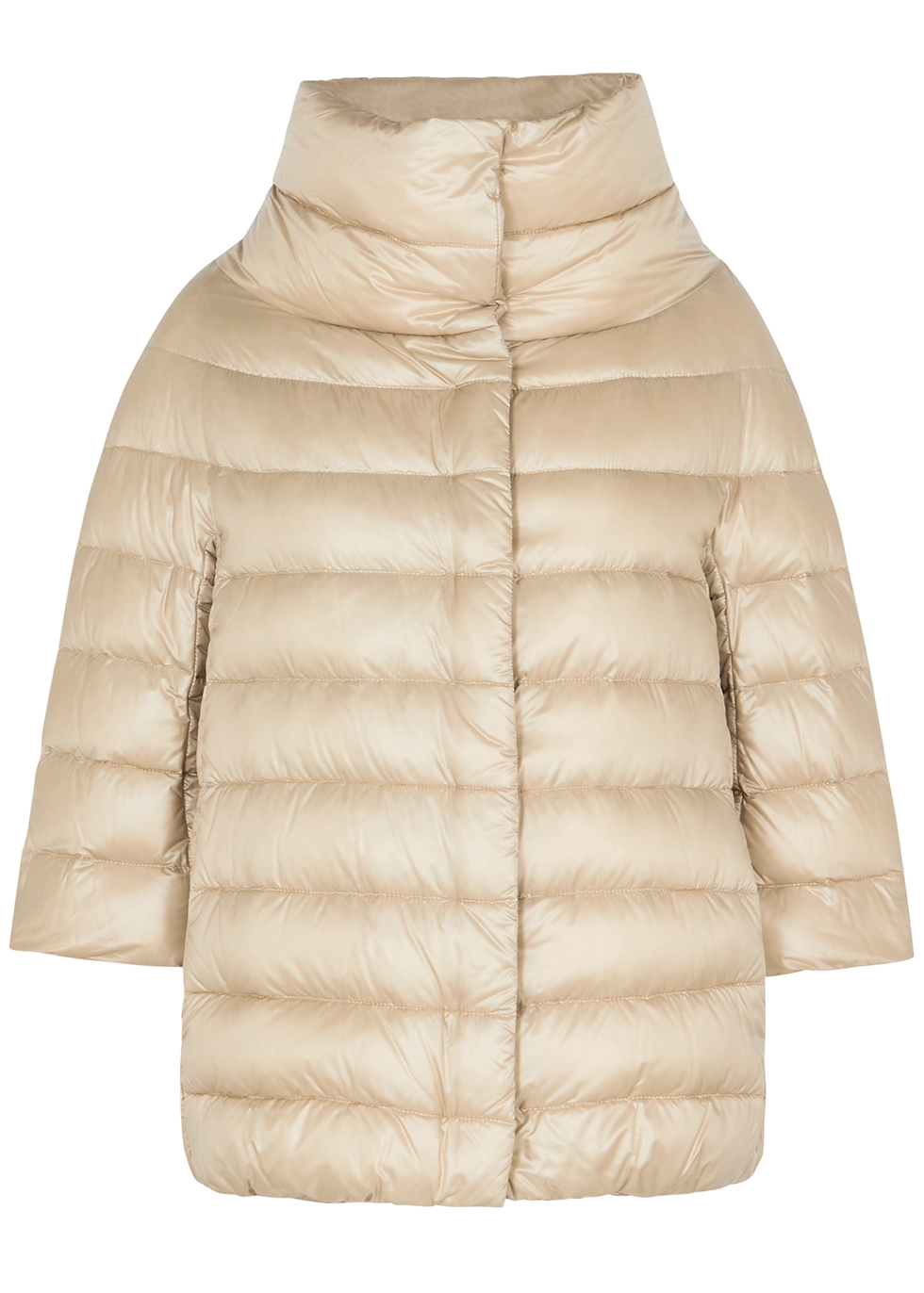 Herno Icon gold quilted shell jacket - Harvey Nichols