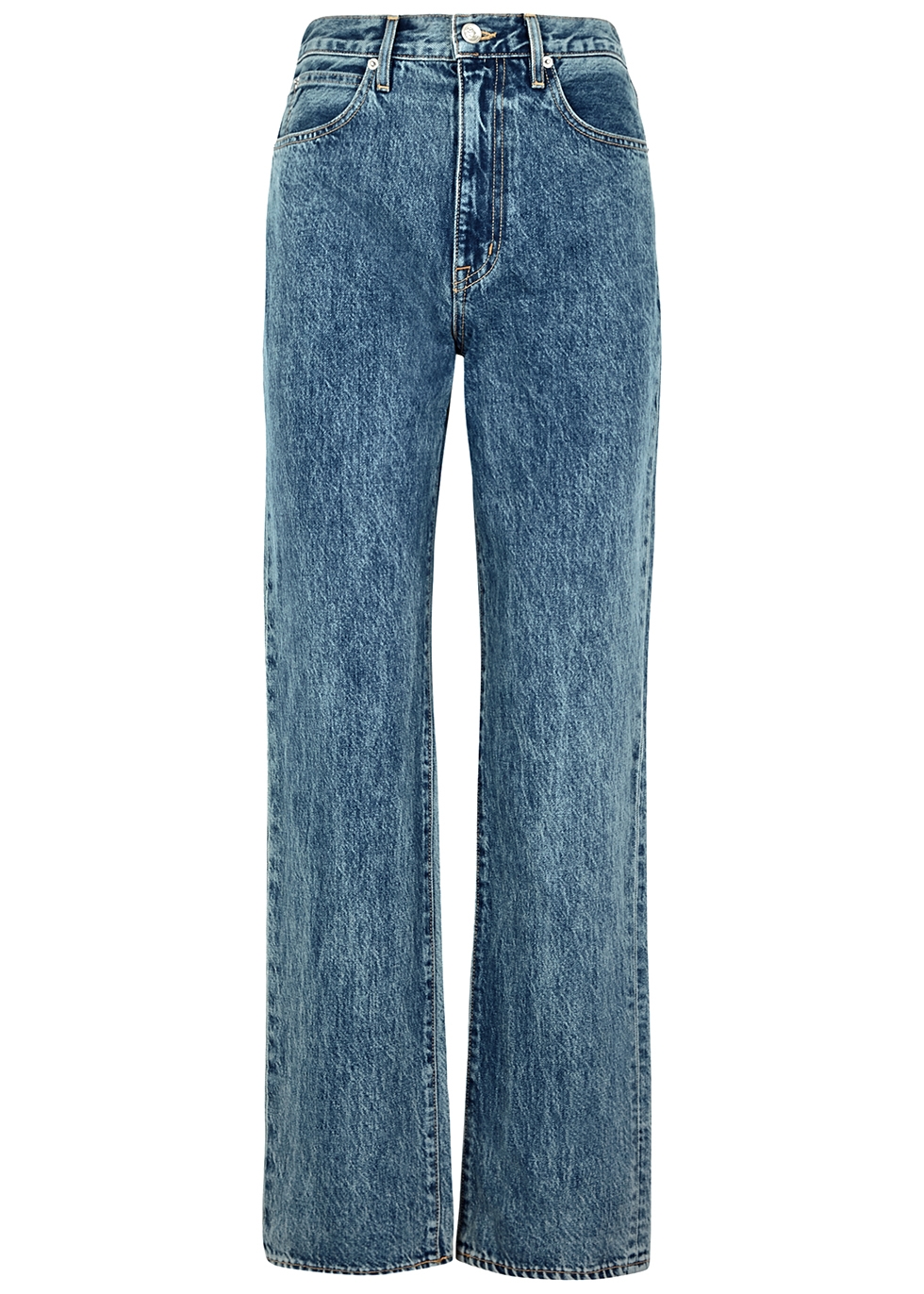 SLVRLAKE London blue straight-leg jeans - Harvey Nichols