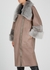 Grey reversible sheepskin coat - Dom Goor