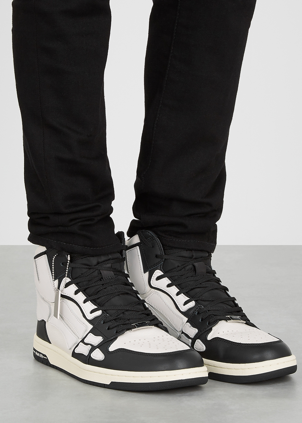 leather hi tops