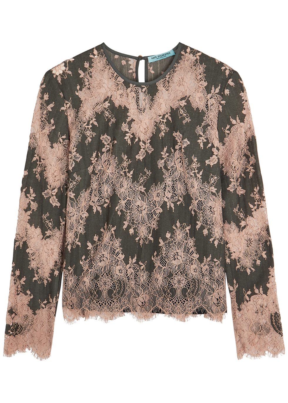 Hannah lace-panelled top
