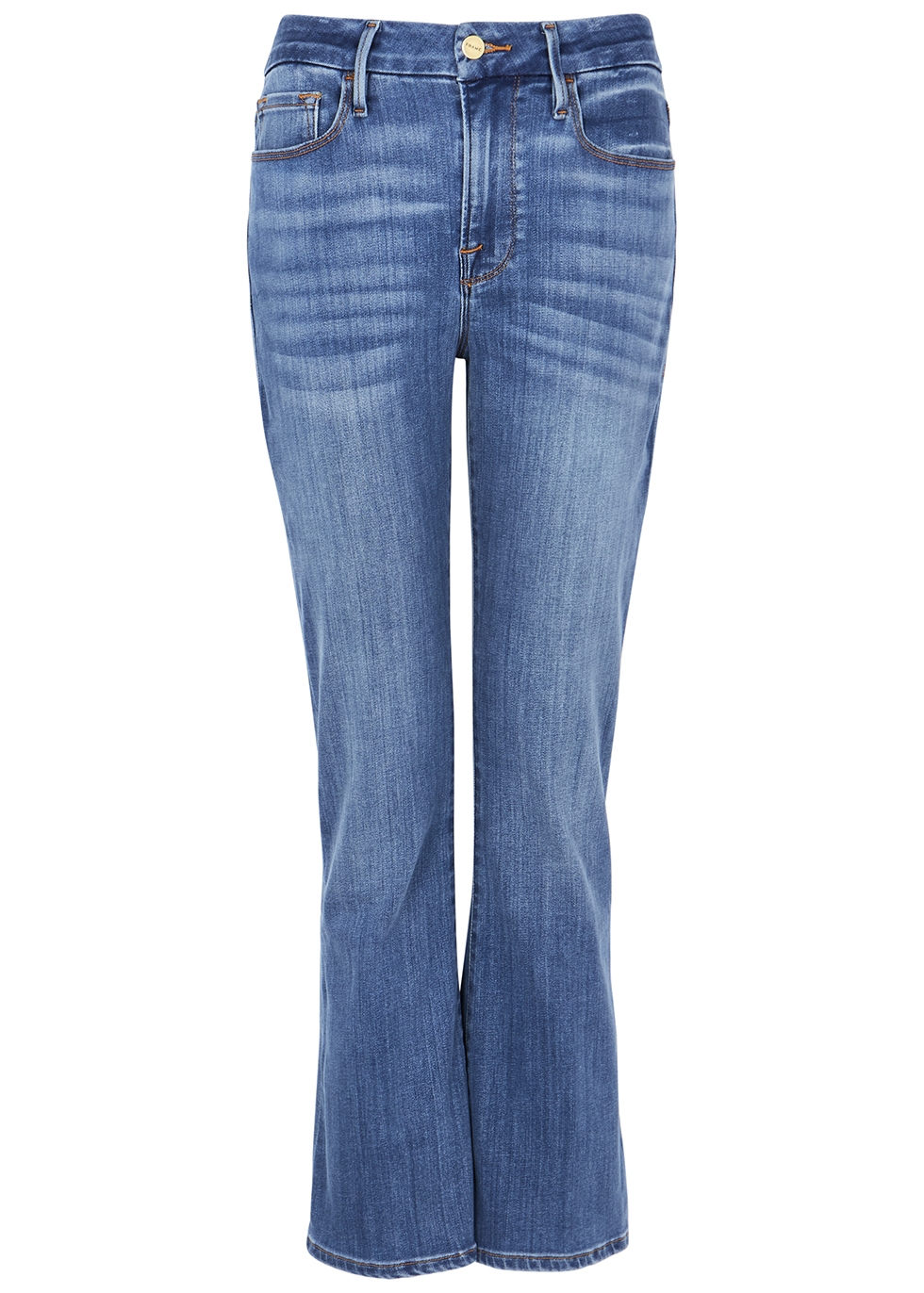 Le Crop Mini Boot blue jeans