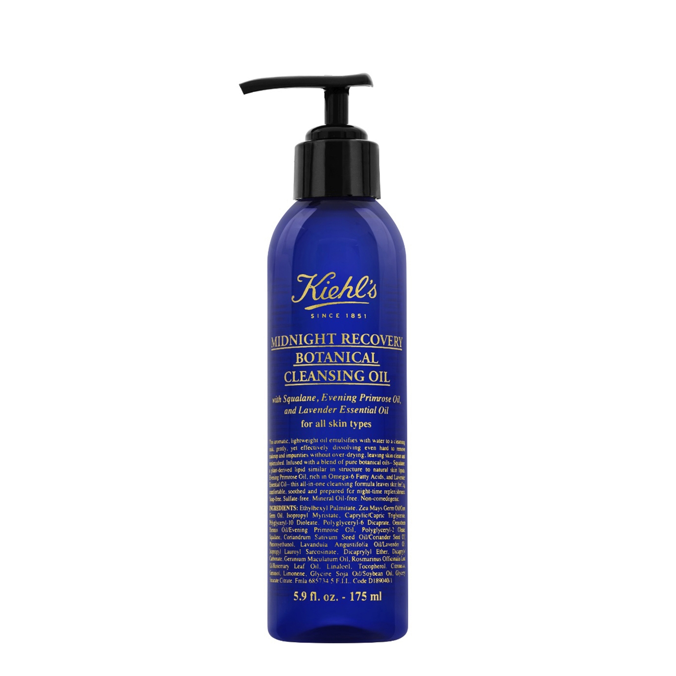 Kiehl's Midnight Recovery Botanical Cleansing Oil 175ml