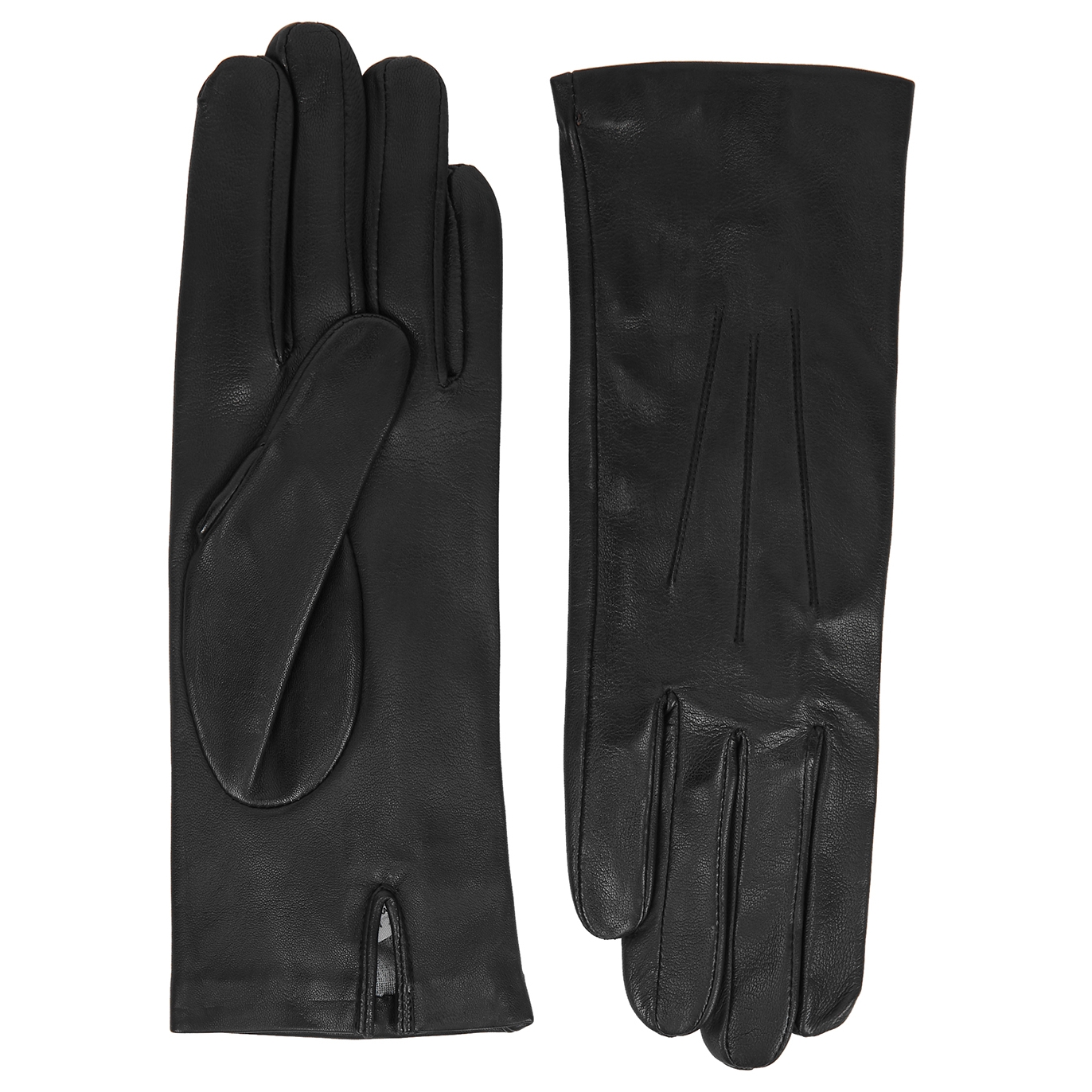 Dents Felicity Black Leather Gloves
