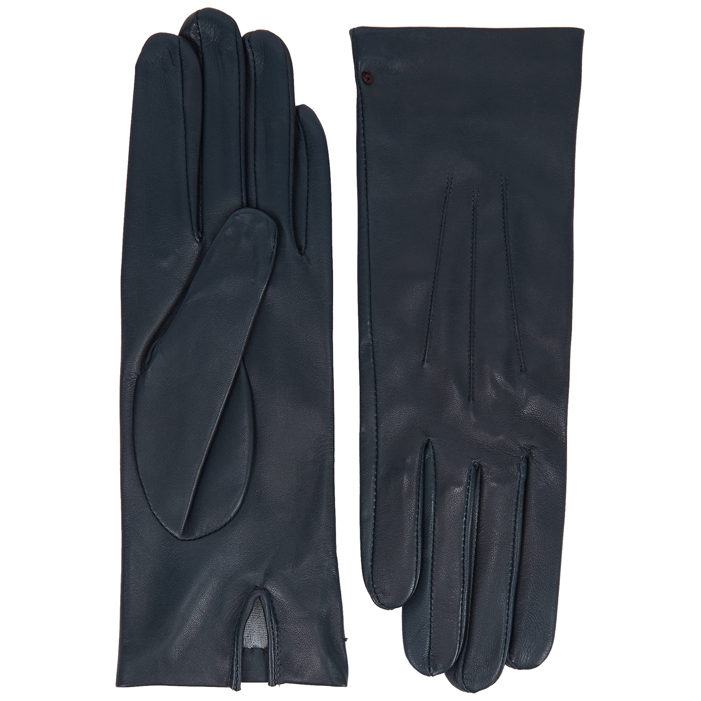 Dents Felicity Navy Leather Gloves