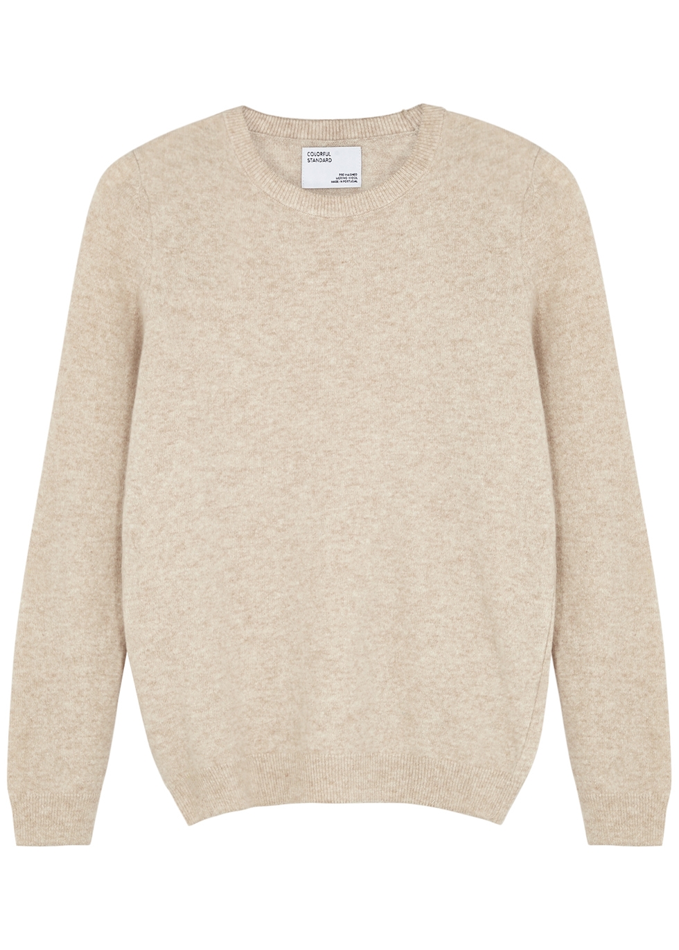 cream merino wool sweater