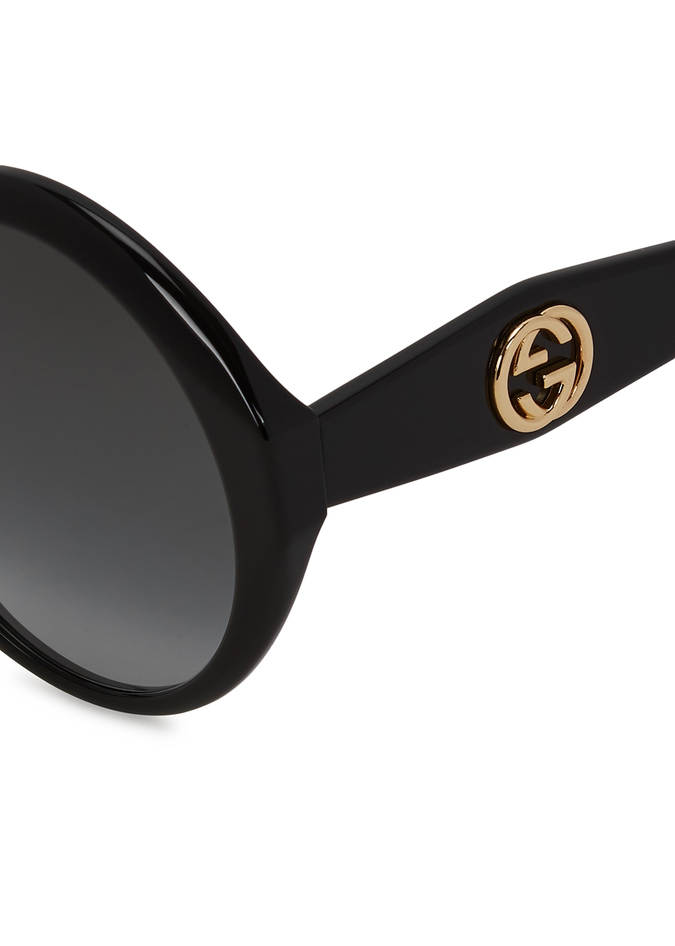 gucci black frame sunglasses