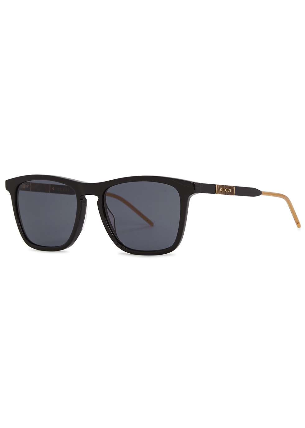 Gucci Black wayfarer-style sunglasses 
