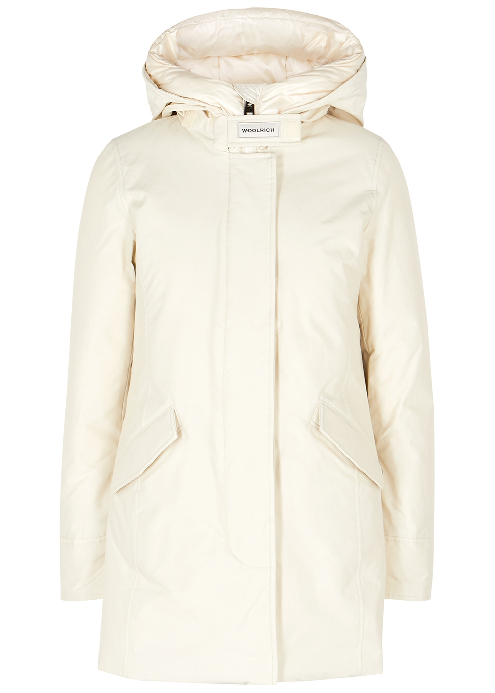 Arctic off-white padded twill parka
