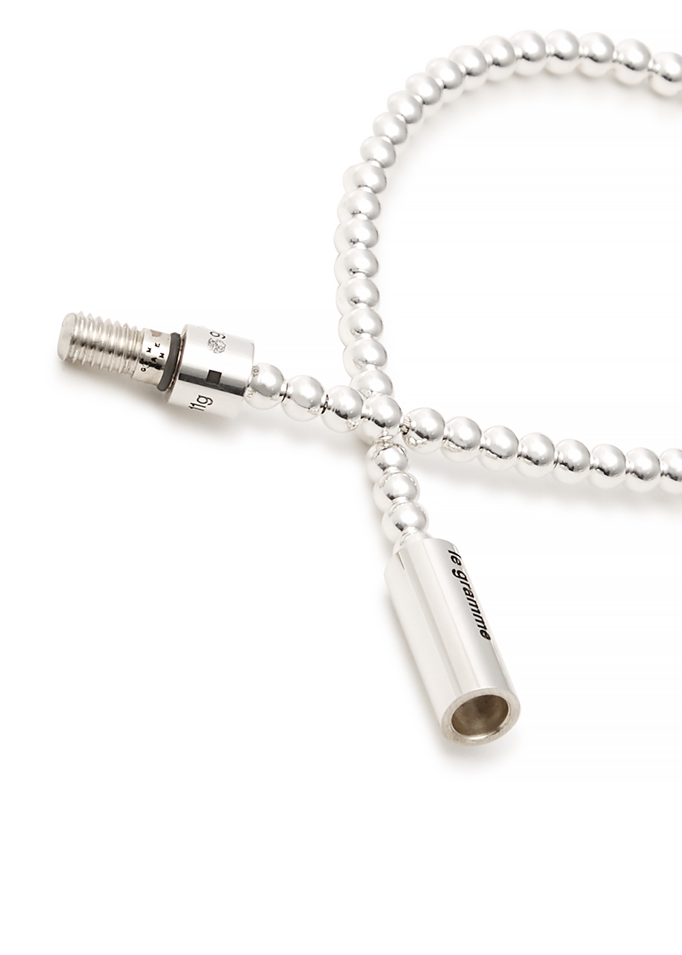 Le Gramme 11g polished sterling silver beads bracelet - Harvey Nichols
