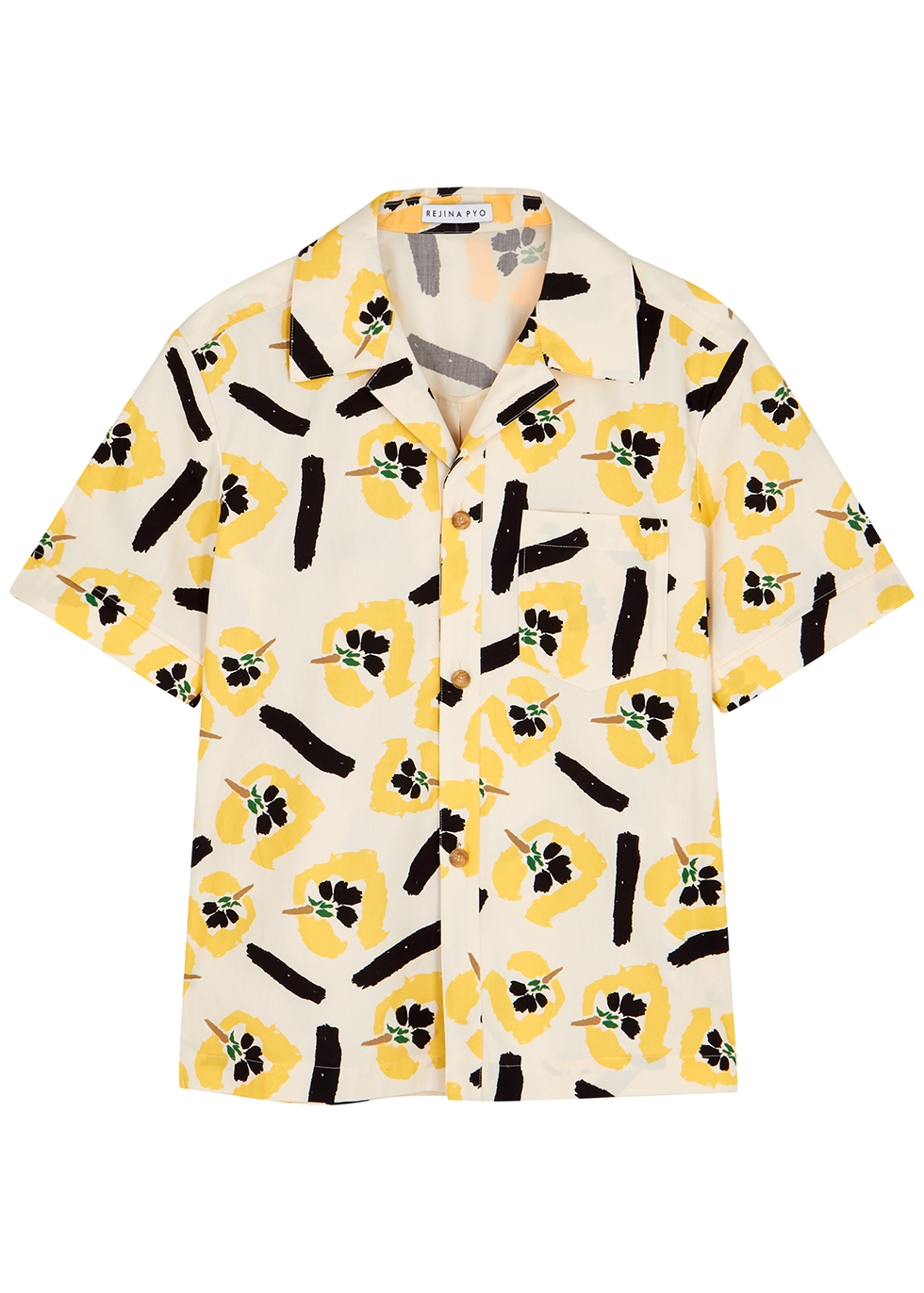 Marty floral-print cotton shirt