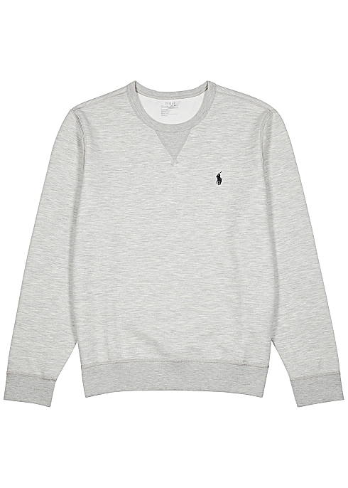 Aprender acerca 39+ imagen polo ralph lauren grey sweatshirt